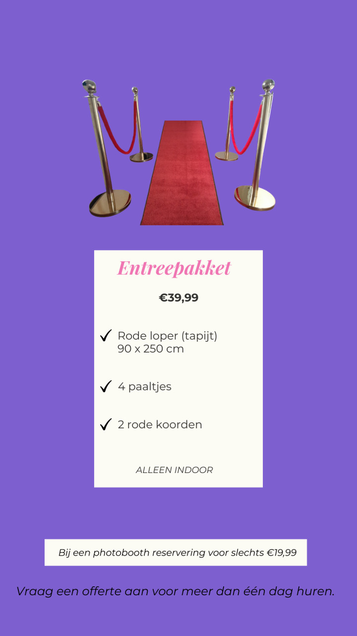 Photobooth huren Middelburg/Zeeland