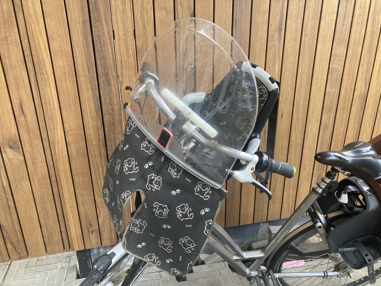 Fietsstoeltje Bobob: Voorzitje met windscherm