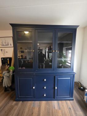 Blauwe kast Servieskast (Navy Blue/Nachtblauw