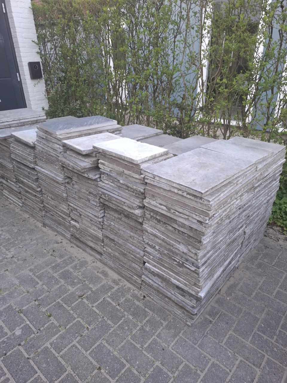 Chinese natuursteen terrastegels 60x40x3 (gratis af te halen) GERESERVEERD
