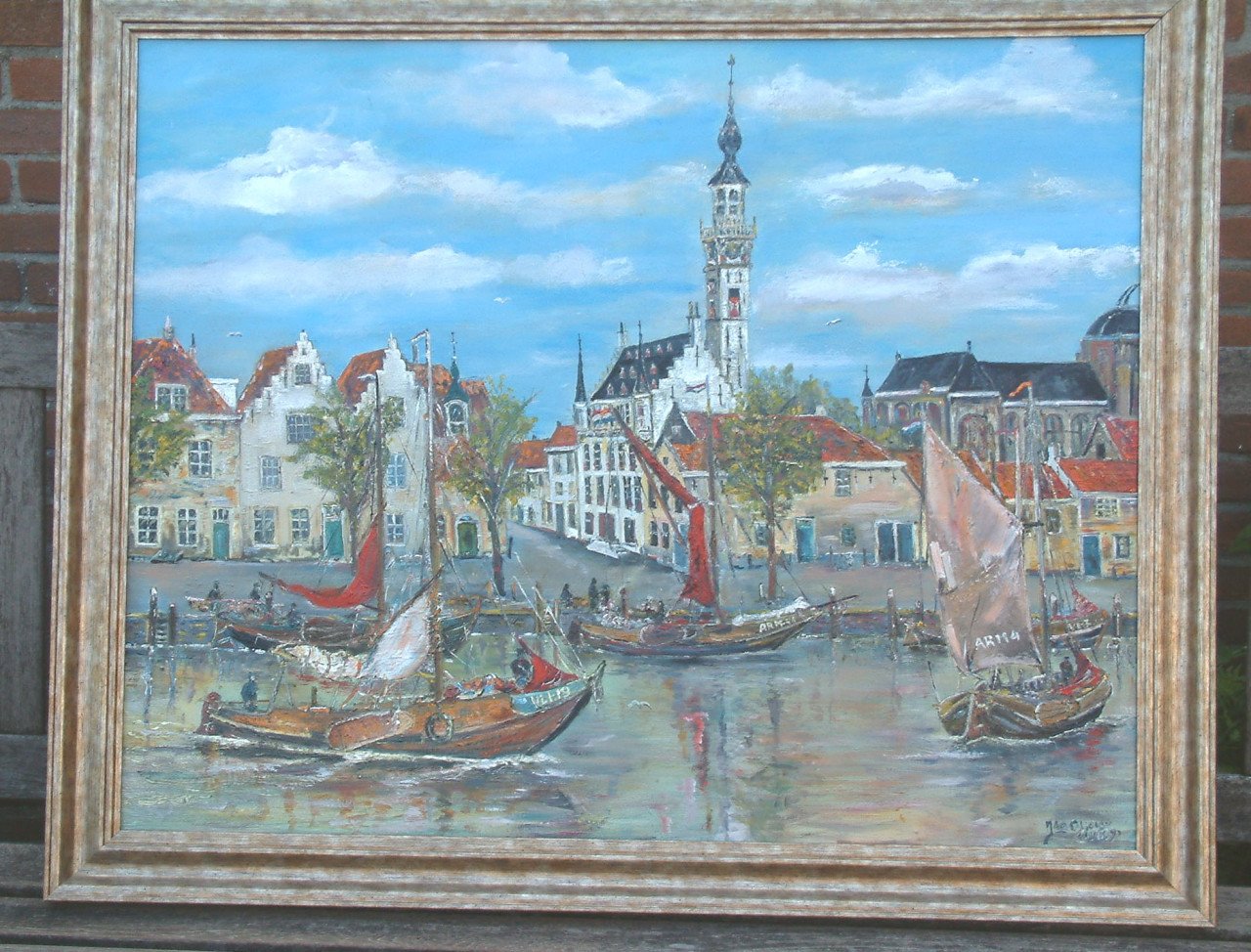Veere  --Vlissingen -Arnemuiden  oude visserij   schilderijen