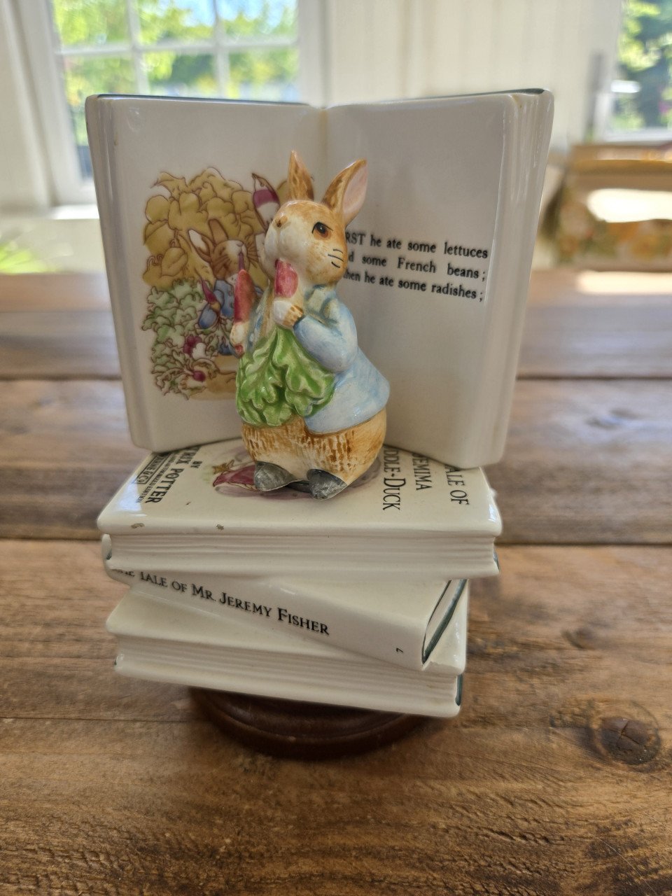 Sleutelhanger met portretboekje Peter Rabbit van Beatrix Potter