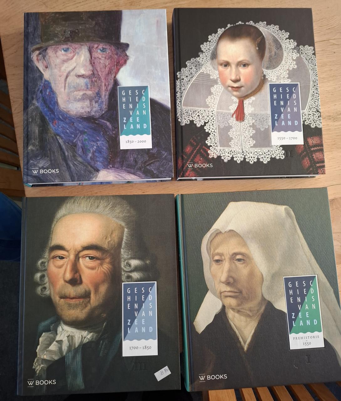 Geschiedenis van Zeeland deel 1, deel 2, deel 3, deel 4. Brusse & Zwemer