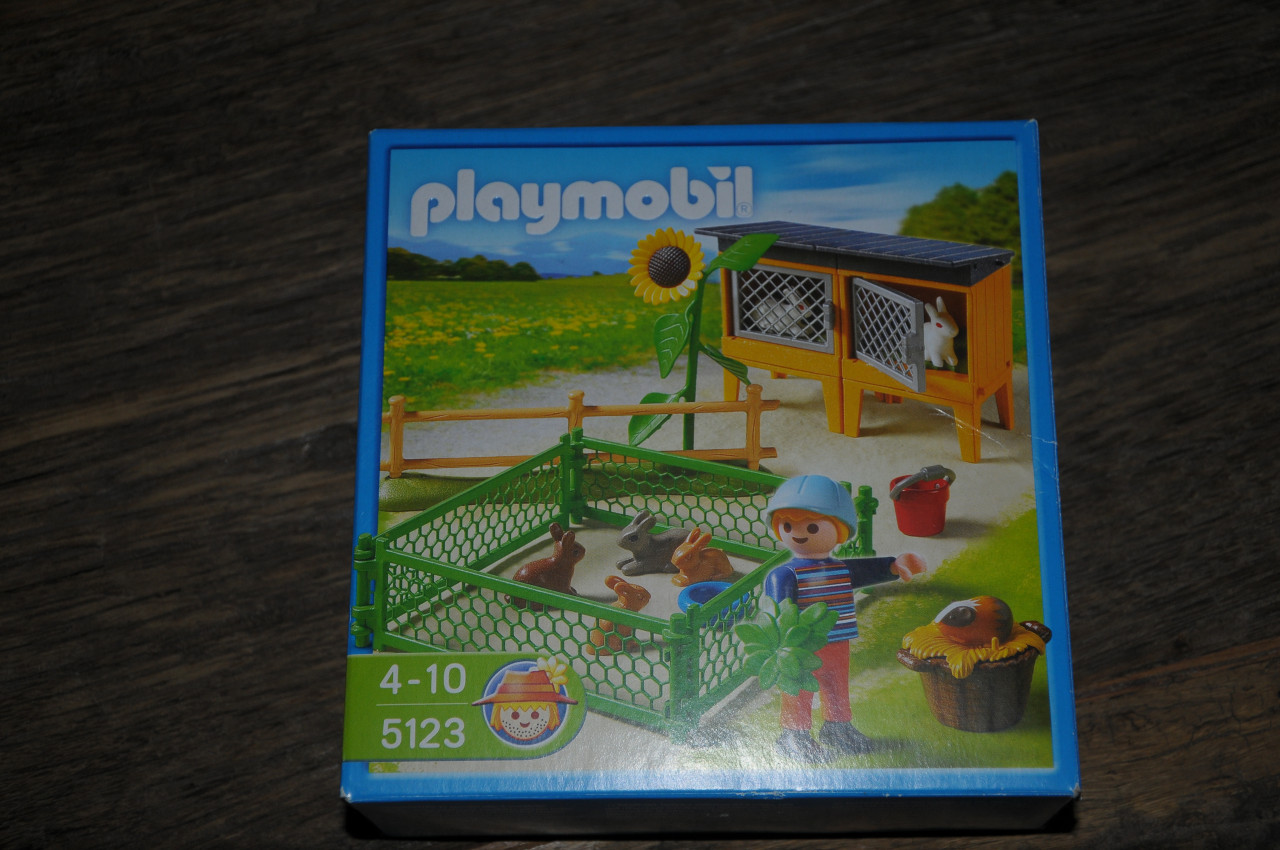 Playmobil Verzorgingsplaats met konijnen - 5123