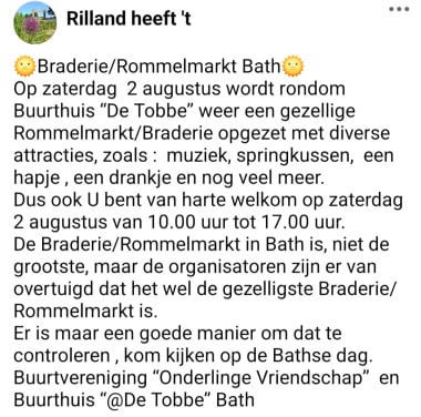 Braderie/ rommelmarkt