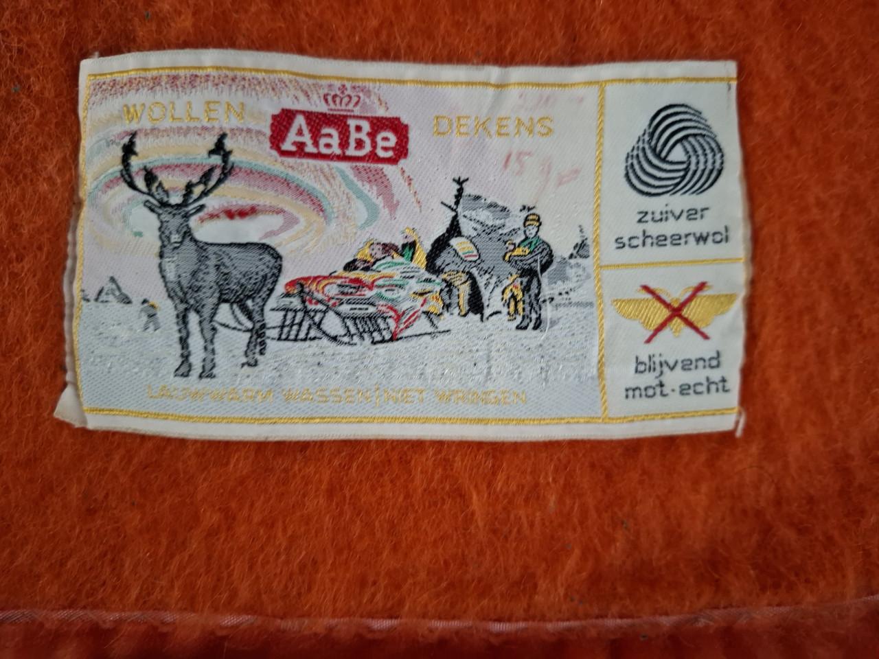 Vintage deken Aabe