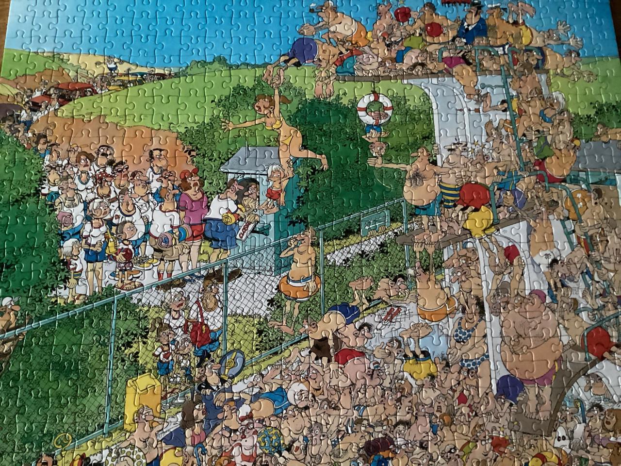 Jan v Haasteren puzzels. 3x 1000