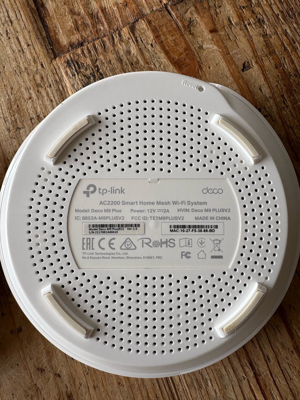 TP-Link Deco M9 Mesh wifi systeem