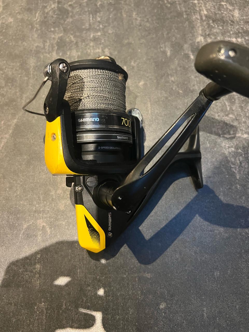 Shimano 7000 serie zeemolen prima staat