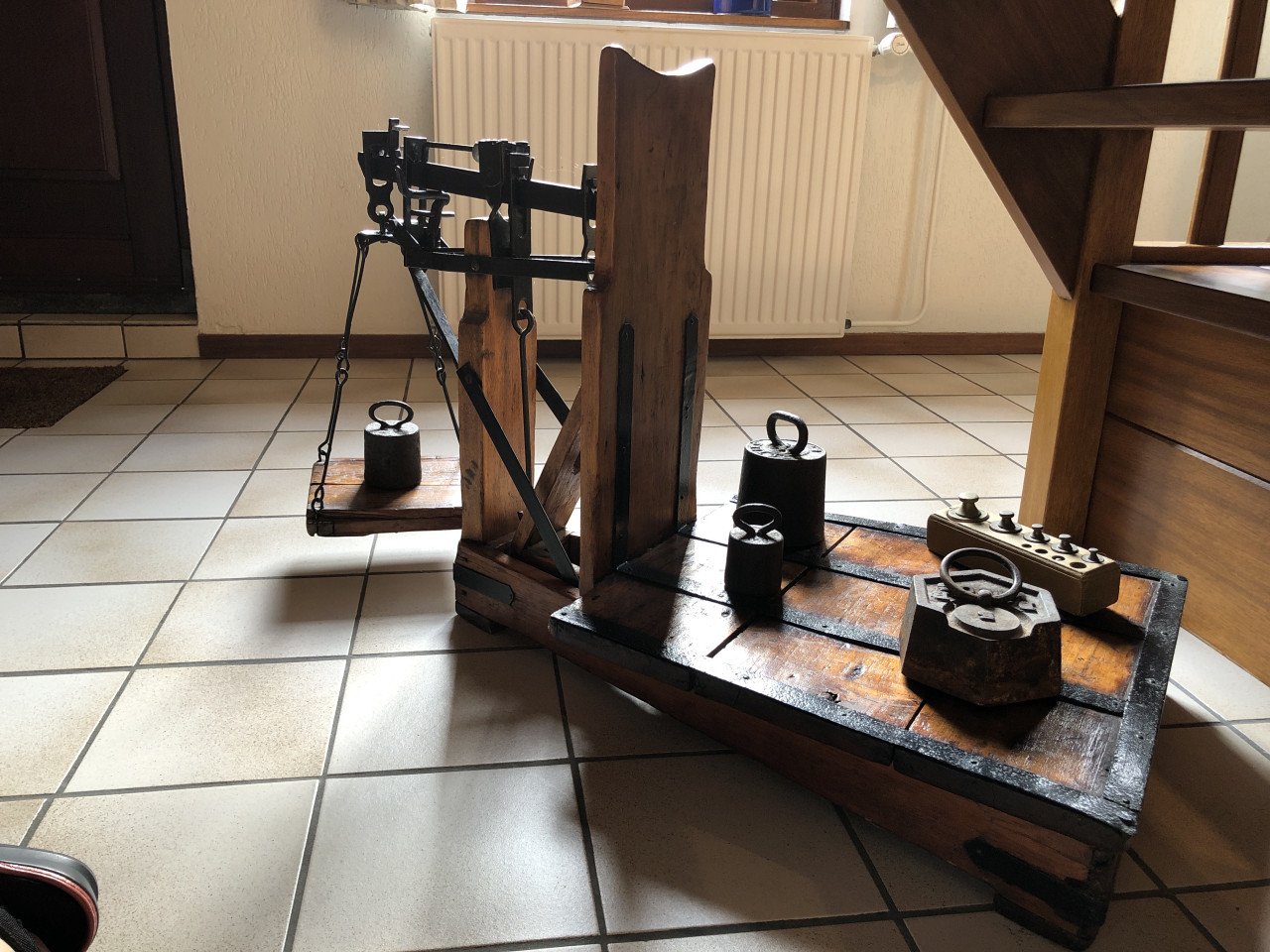Bascule me bijpassende gewichten