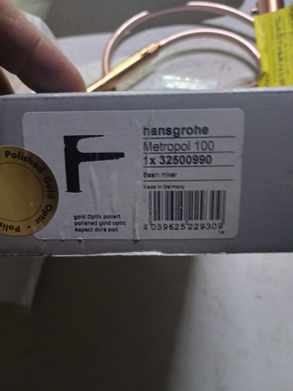 Hansgrohe Metropool 100 goud kleur kraan 1 x 32500990