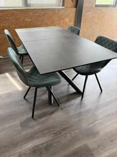 Eettafel | Keramiek Antraciet | 180/240 x 95 cm