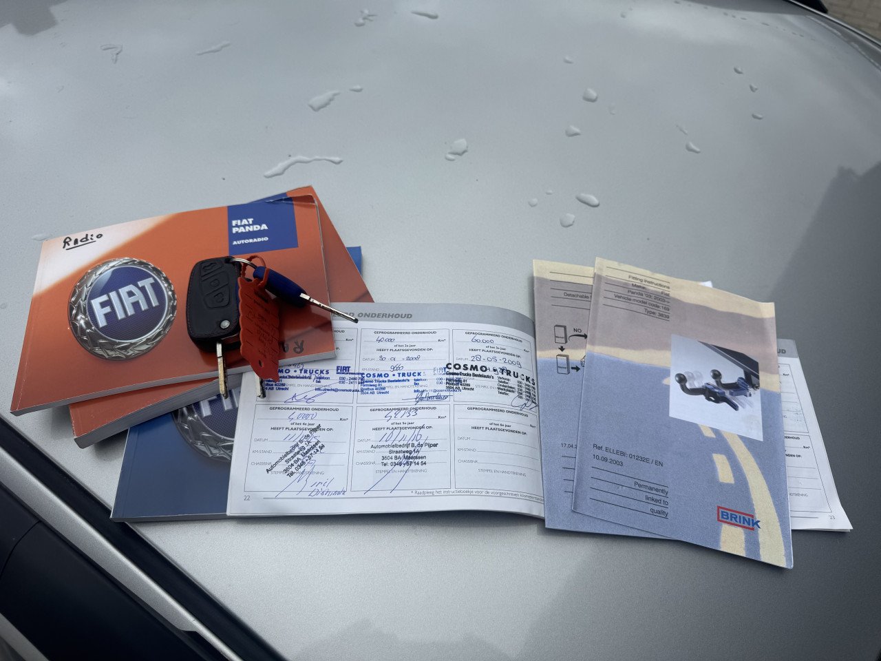Fiat Panda 1.2 50KW Classic 5DRS 2006 Grijs Airco Apk Nap