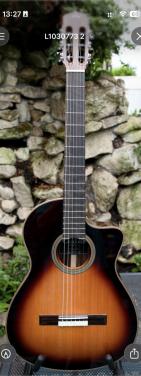 Cordoba Fusion Orchestra CE Teardrop Burst elektrisch-akoestische
