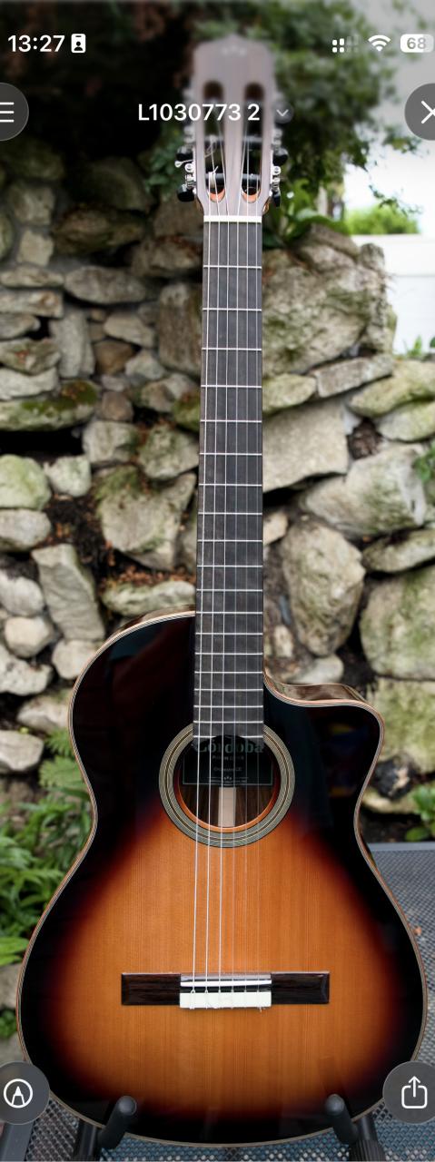 Cordoba Fusion Orchestra CE Teardrop Burst elektrisch-akoestische