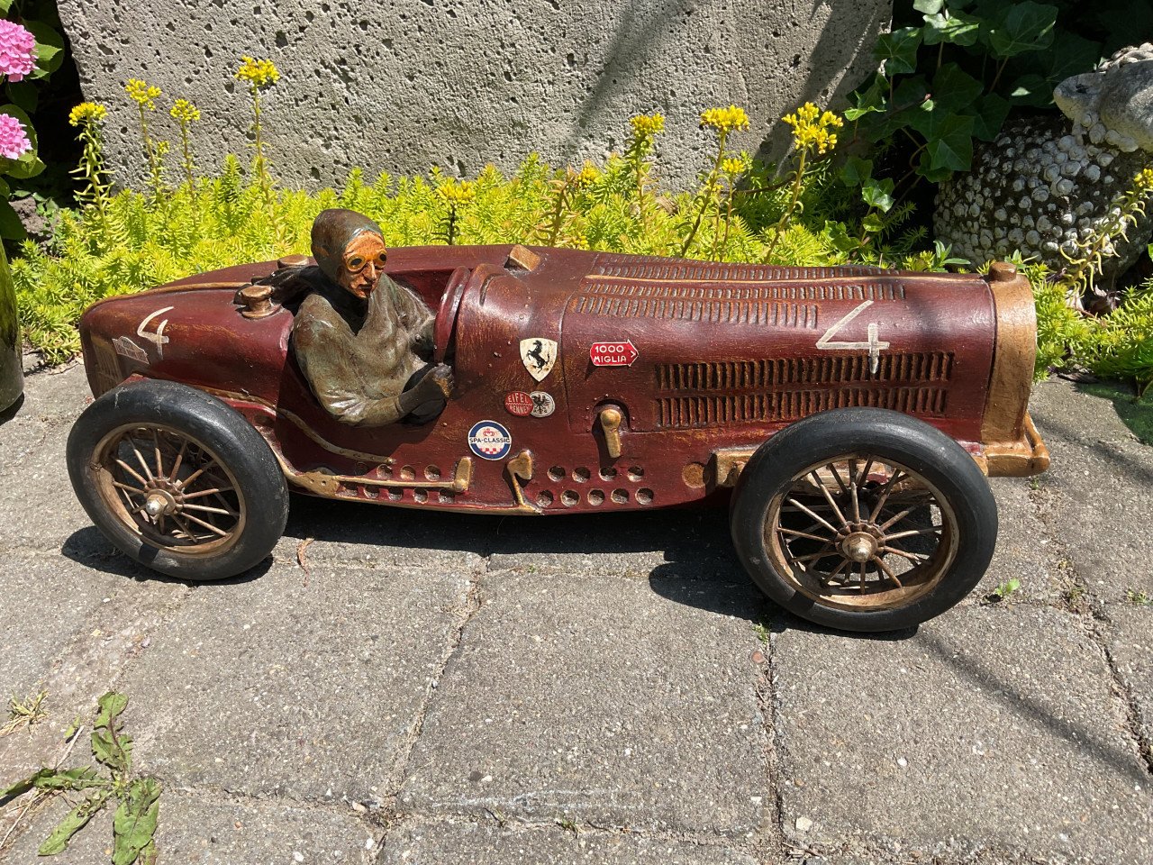 Vintage racewagen