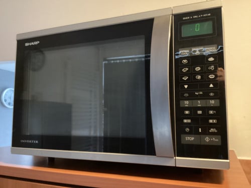 Combi magnetron vrijstaand zilverkleurig