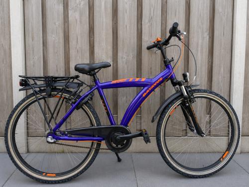 🚲 Batavus Snake Jongensfiets – 26 inch – 3 Versnellingen Blauw/Oranje 💙🧡