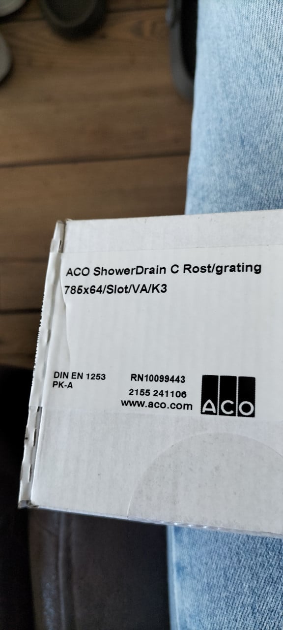 Showerdrain en flexdrain rooster rvs