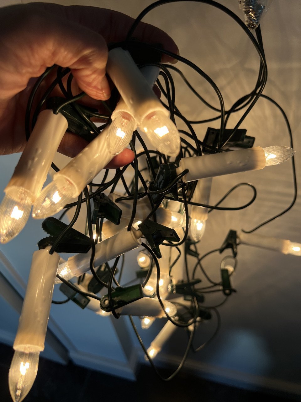 Antieke kaars lichtjes