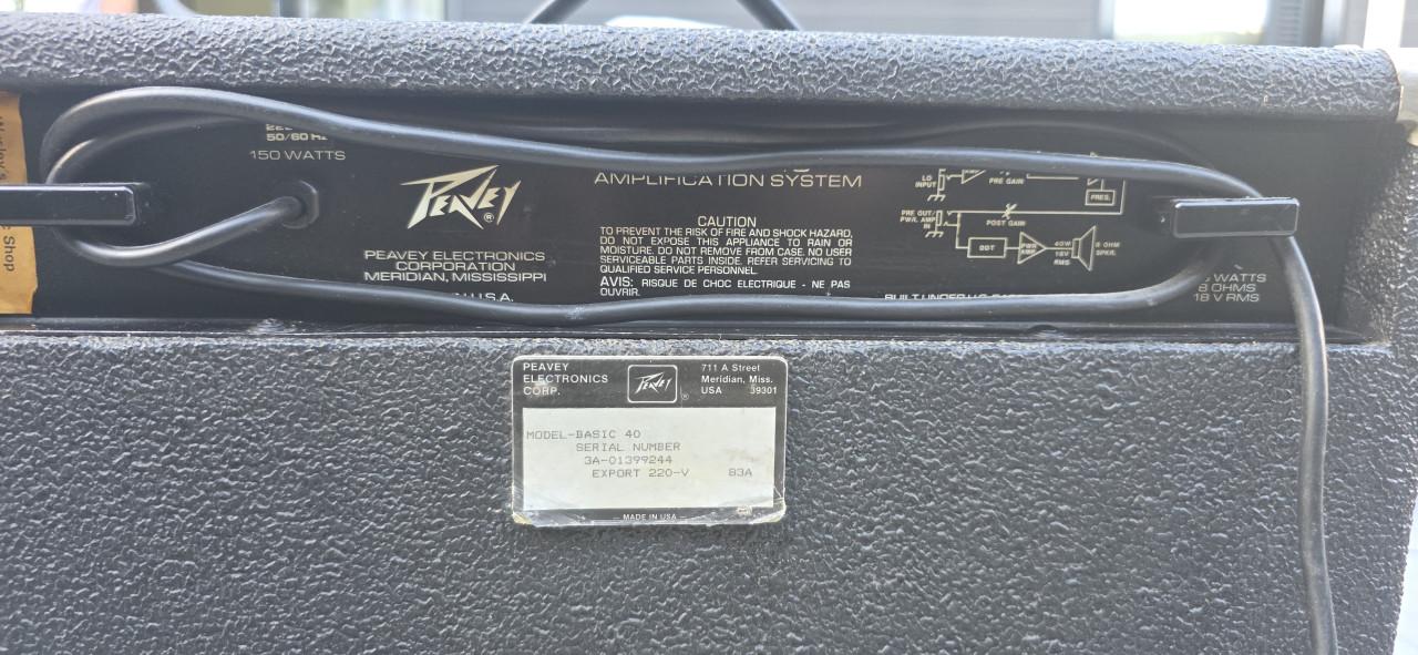 Gitaarversterker Peavey Classic 40