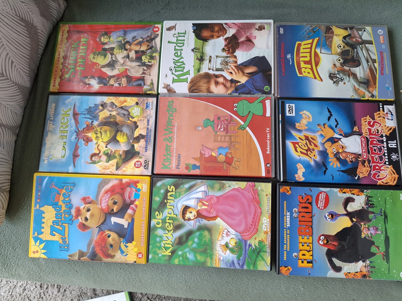 35 kinder dvds Origineel