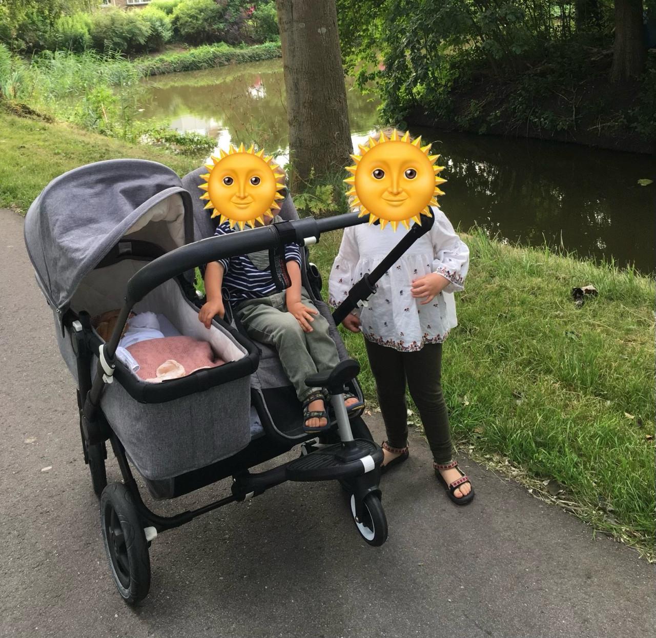 Bugaboo Donkey2 Duo kinderwagen + stepje