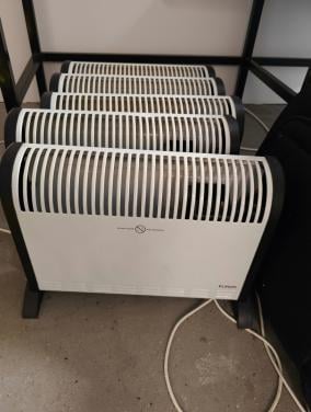 9x Eurom Elektrische Kachels (2000W)