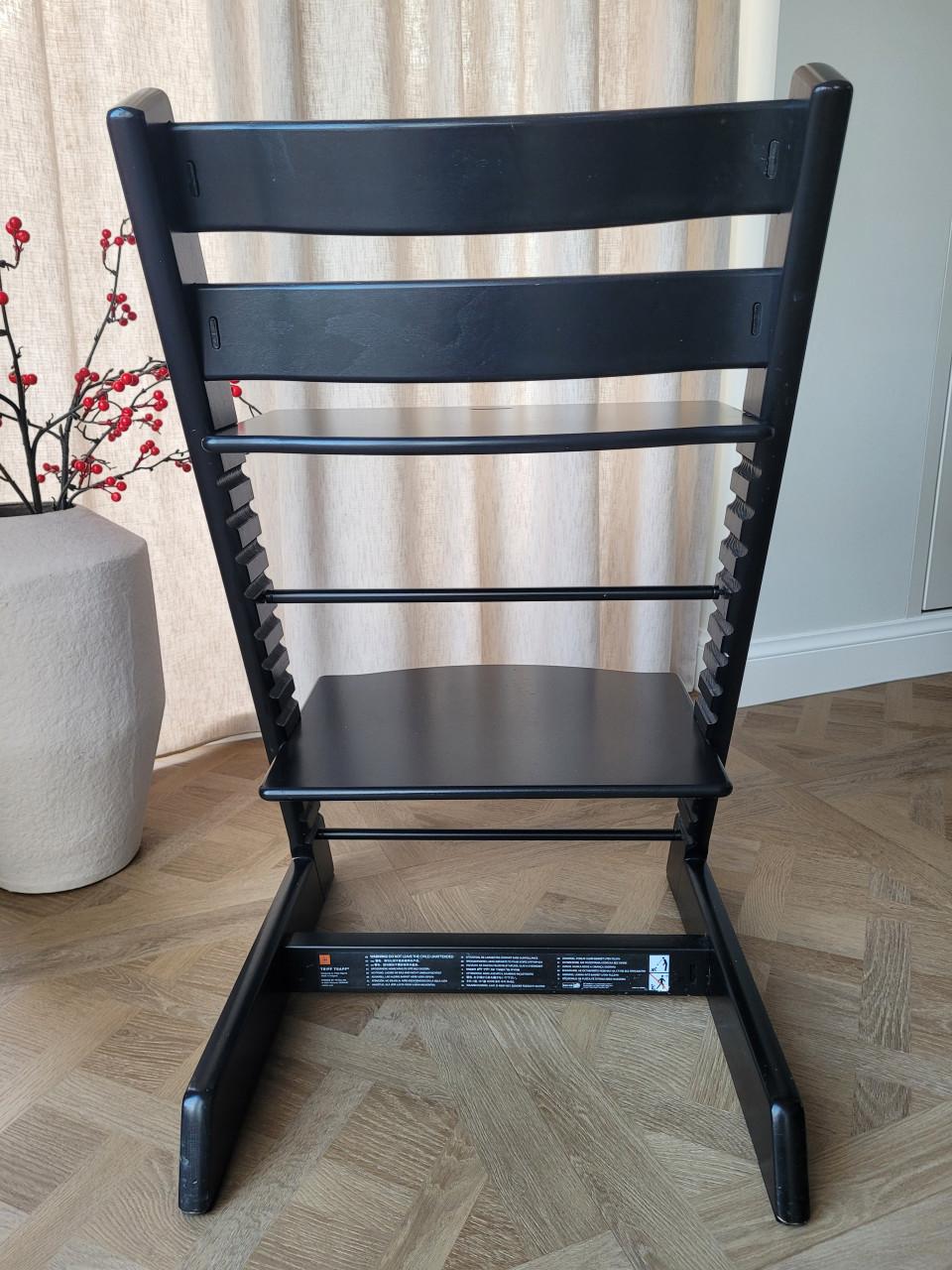 Stokke tripp trapp nieuw model zwart