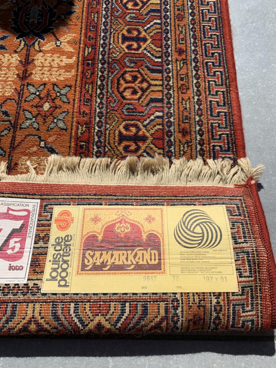 ✨Schitterend Sfeervol Vintage Vloerkleedje Louis de Poortere ✨