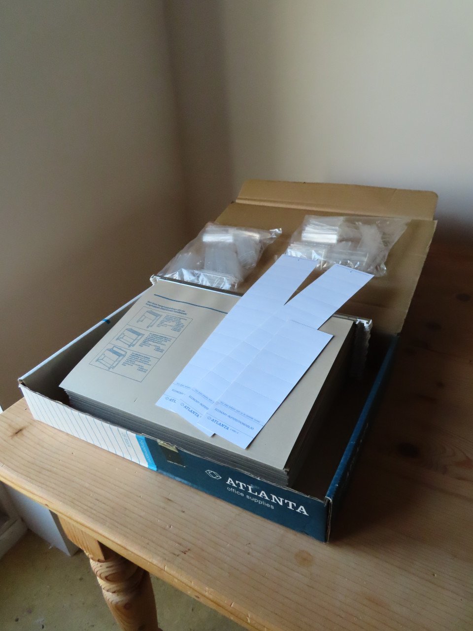 Altanta Hangmappen kast/trolley zwart.