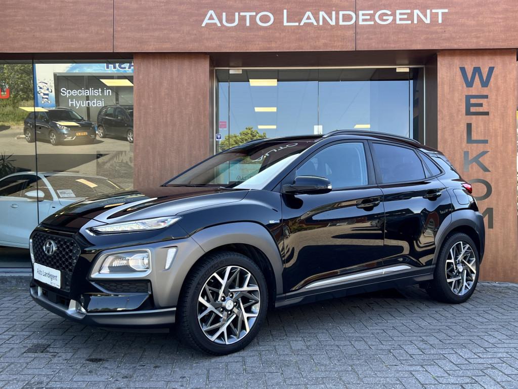 Hyundai Kona 1.6 gdi hev premium | lederen bekleding | stoel/stuur verwarmi