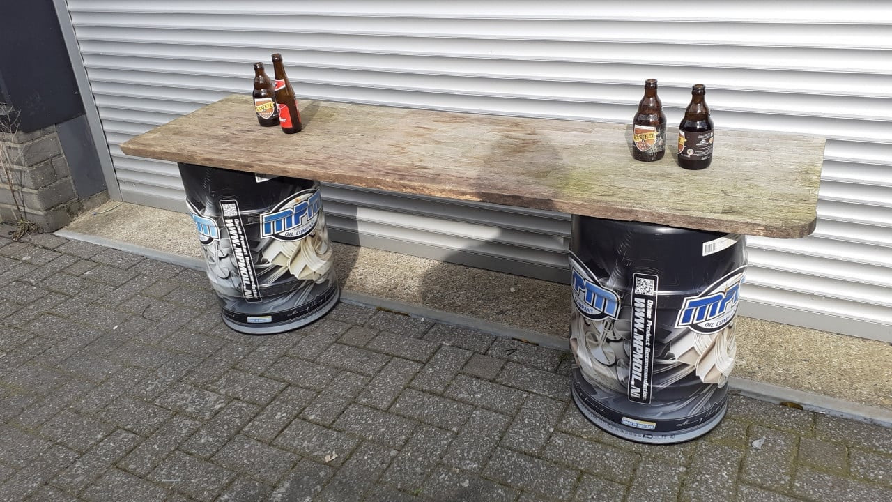Werkbank-frame 160 x 50 x 85,5 cm hoog evt. met werkblad