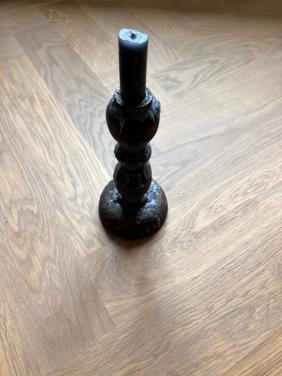 Houten kandelaar