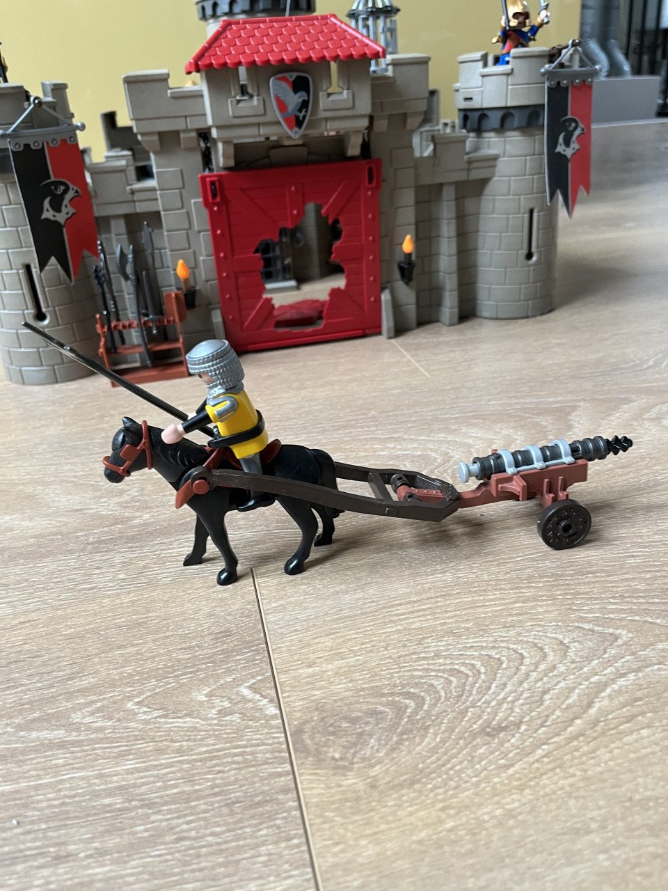 Playmobil ridder kasteel met extra poppetjes