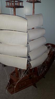 Grote model zeilboot