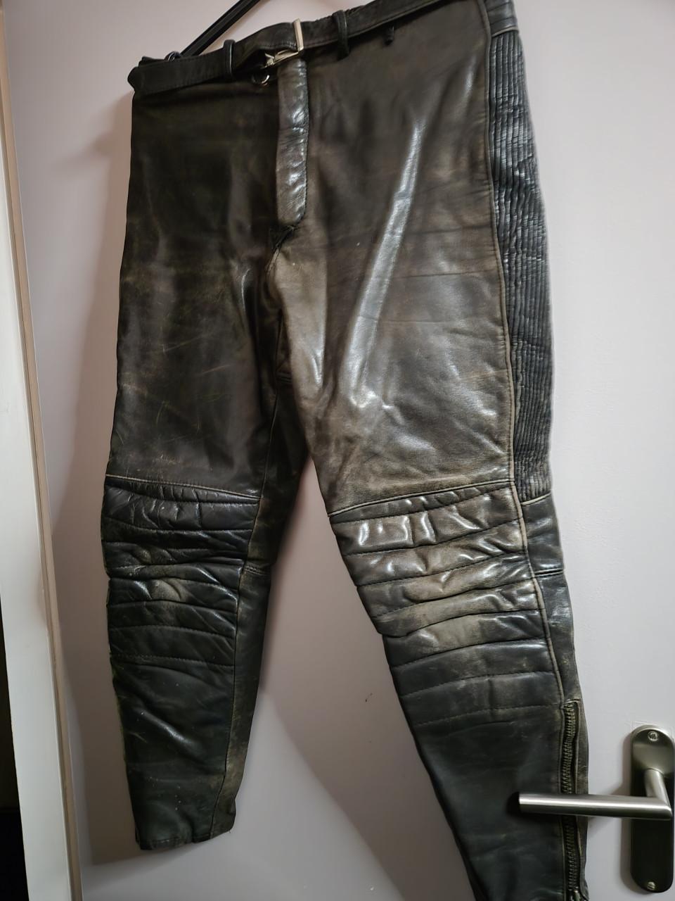 Leren motorbroek Maat 50