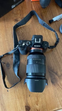 Systeemcamera Sony a7 inclusief lens 3.5/240 en toebehoren