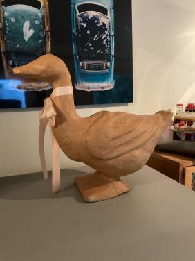 Papier mache eend