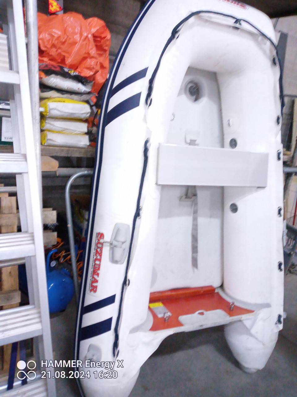 Rubberboot met motor