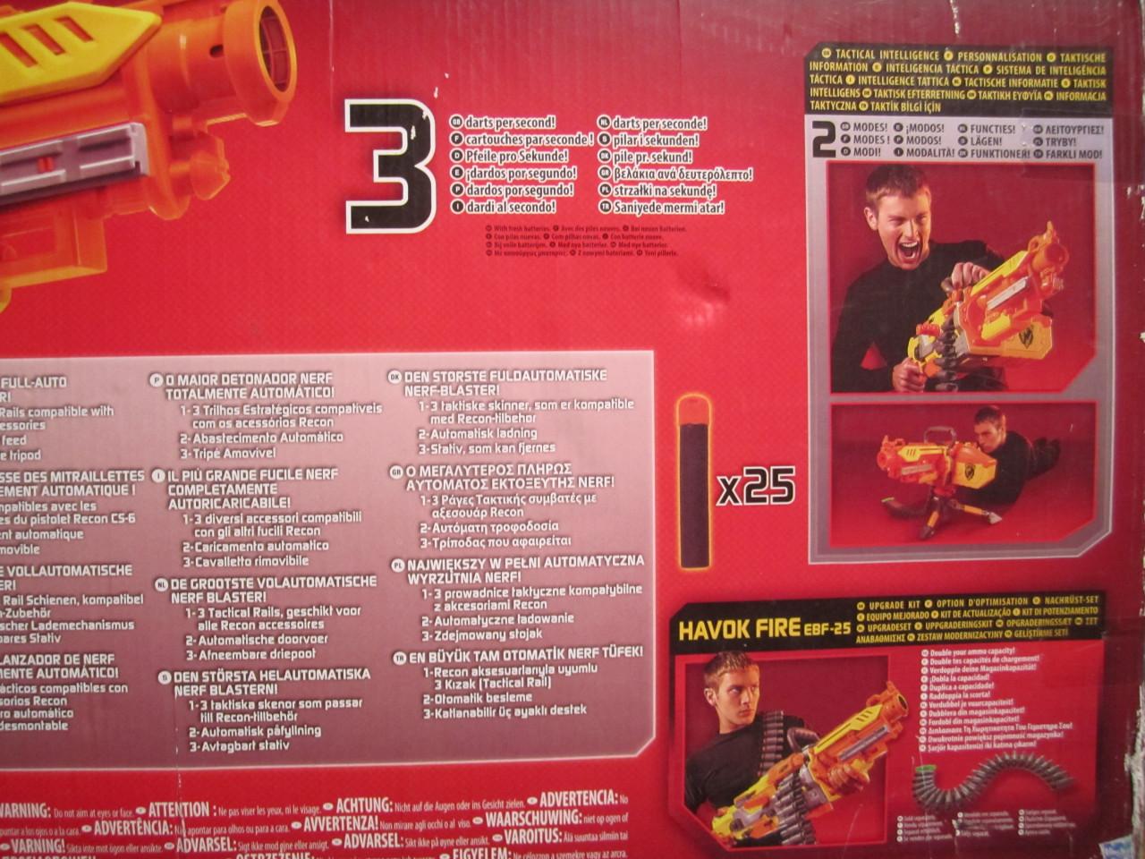 Nerf Geweer Havok Fire in orginele doos