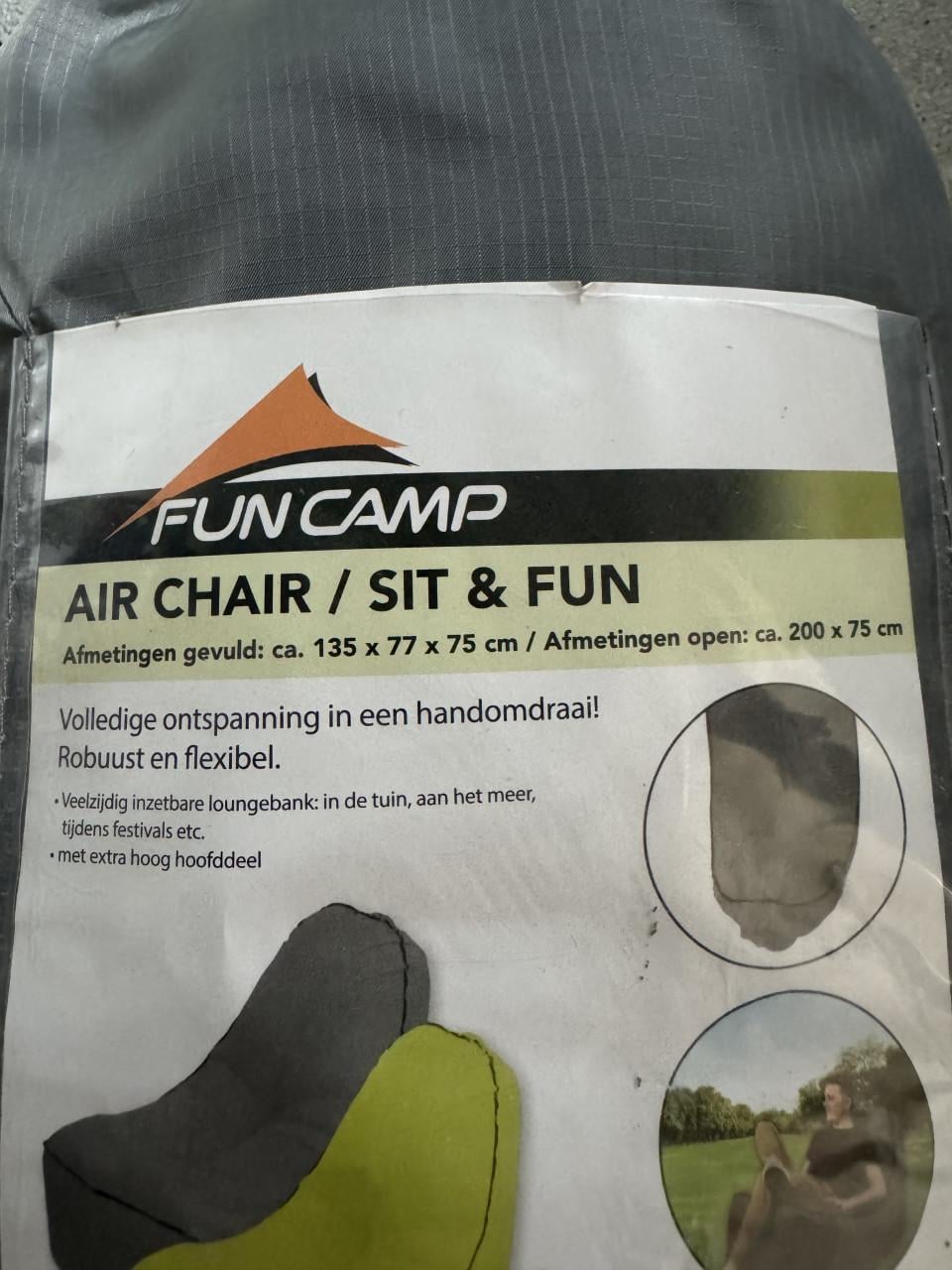 Fun camp air bed 2 stuks