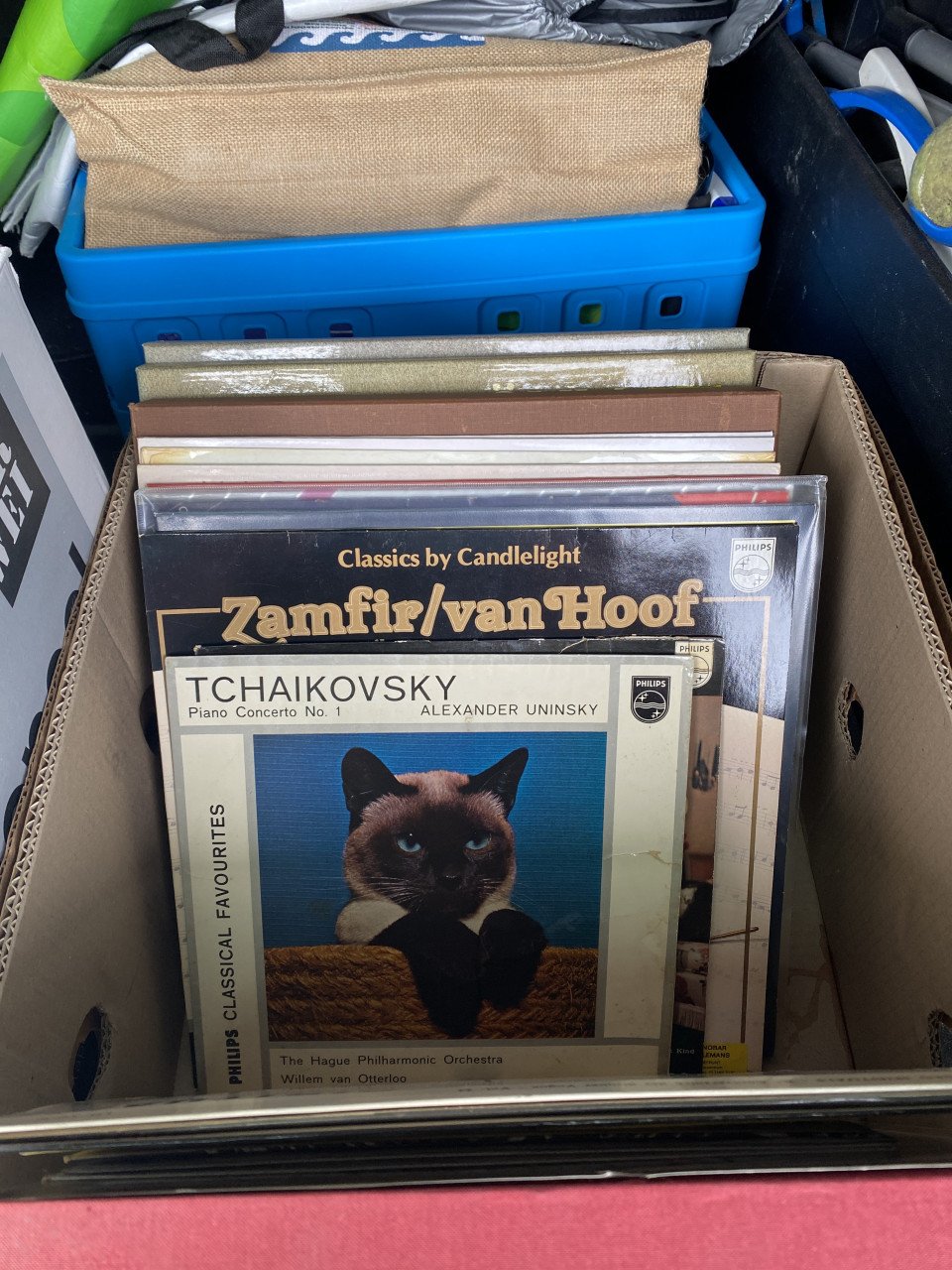 Klassieke muziek + zangers : M. Callas, E. Piaf, J. Brel e.d. LP’s