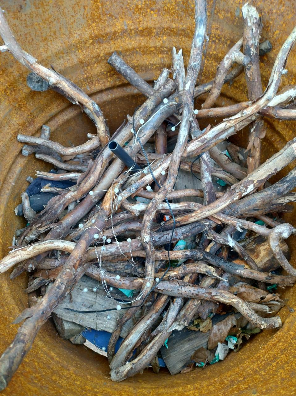 Olievaten met verlichting, leuk voor de feestdagen!