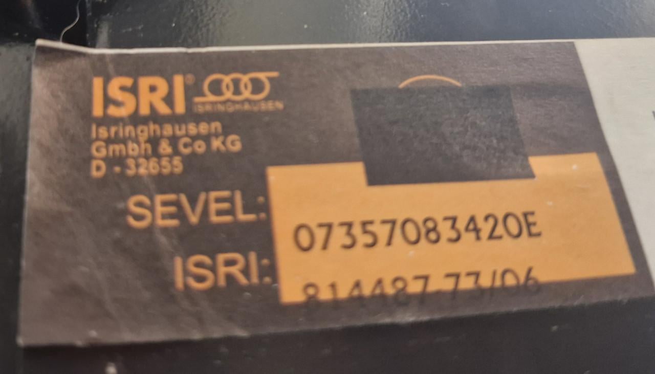 ISRI Draaiplateau en passagiersbank voor Ducato, Boxer en Jumper