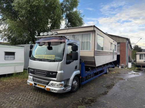 Transport van u Stacaravan Tourcaravan Camper....
