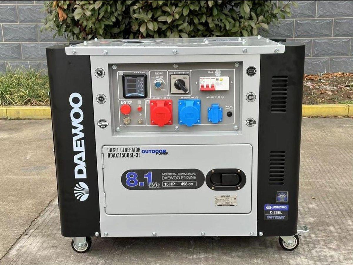 Nieuwe Deawoo 8kW generator