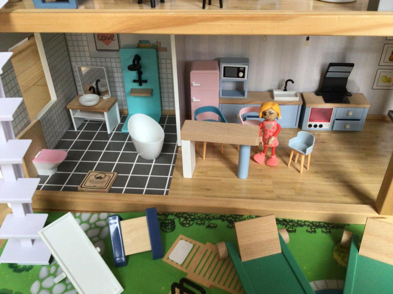 Houten poppenhuis Playtive junior