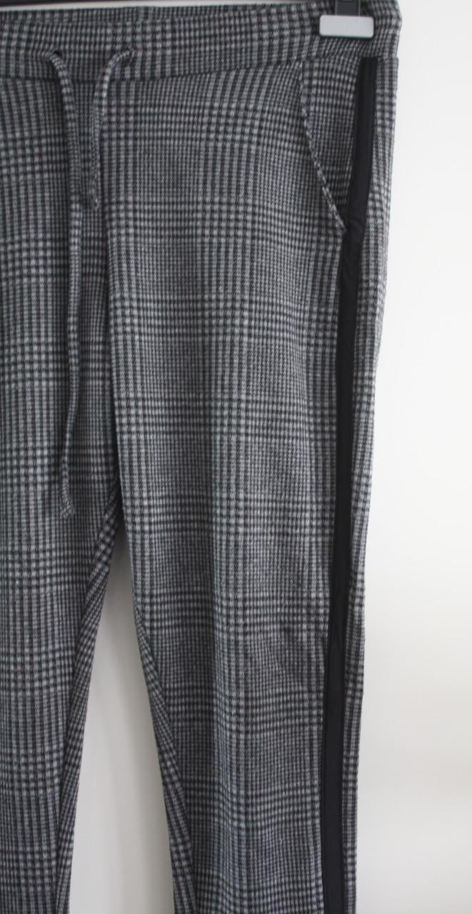 Grijs zwart geruiten jegging  maat s