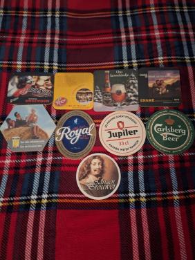 Vintage bierviltjes van over de hele wereld!